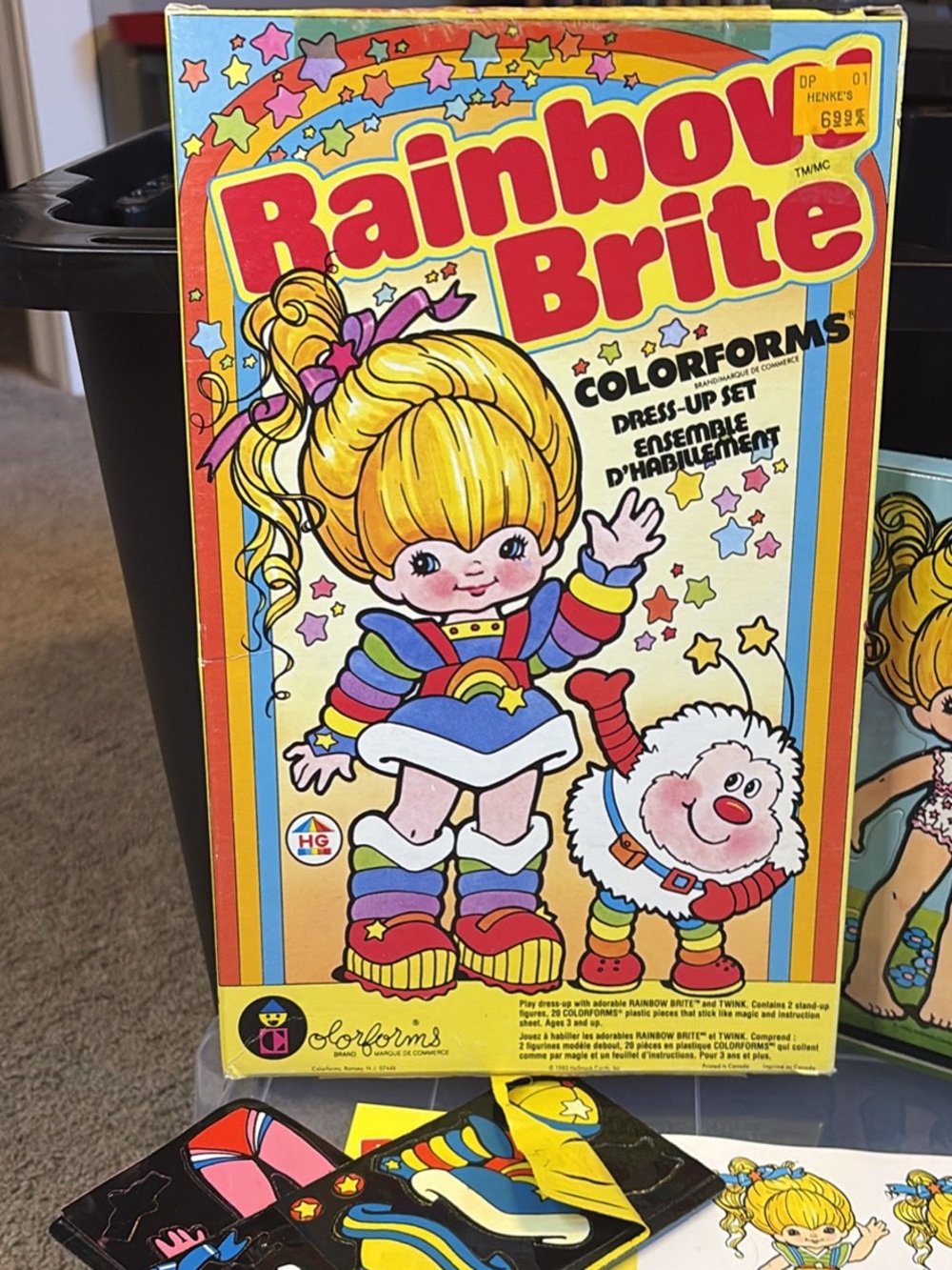 1983 Rainbow Brite Colorforms NIB